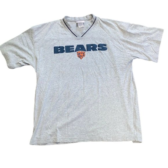 NFL Other - Vintage 00s Chicago Bears Vneck Mens Tshirt NFL Size XL Gray